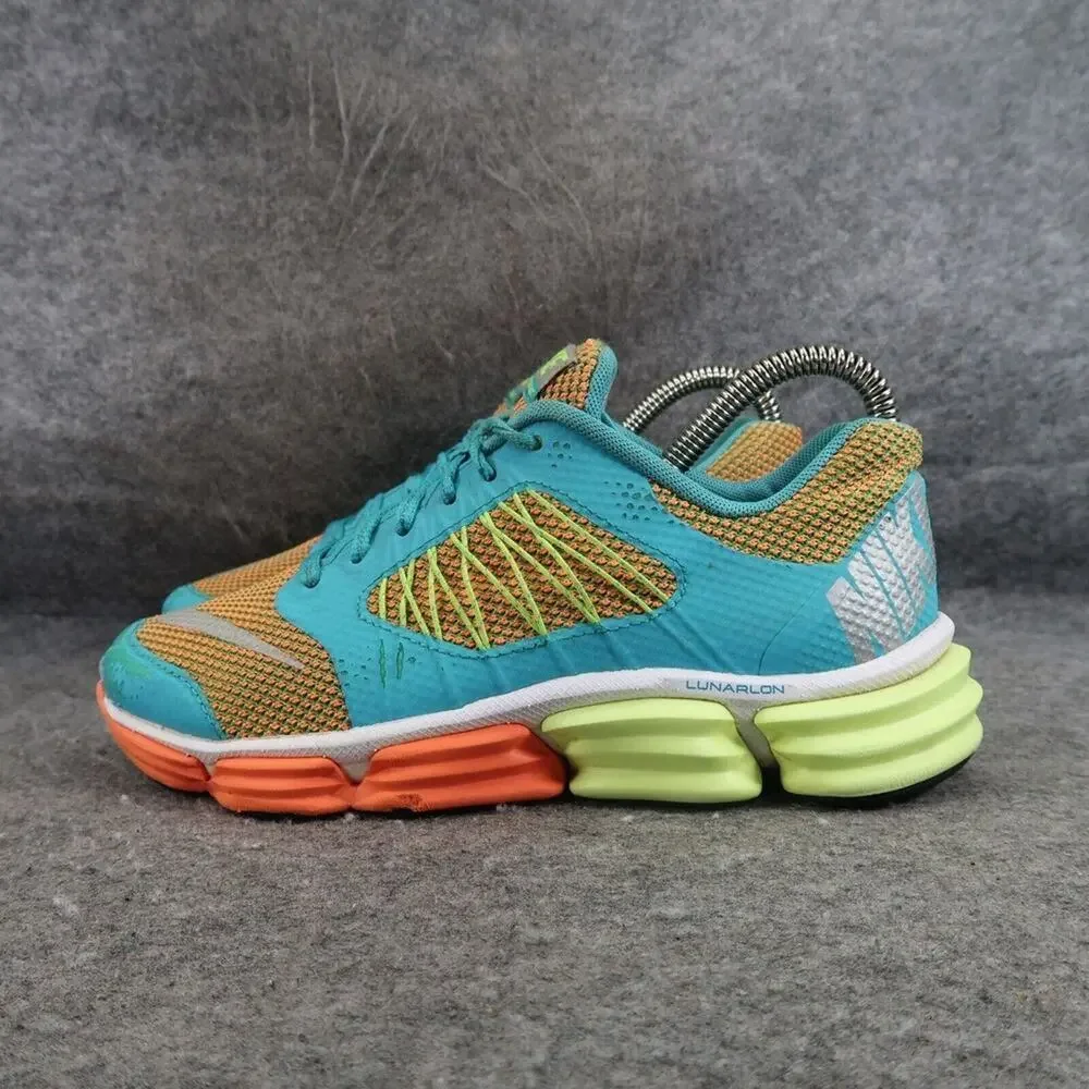 Nike Shoes Kids 4 Sneakers Athletic Colorful Lunar Sprint Running Active Casual